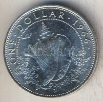 Bahama szigetek 1966. 1$ Ag "Kagyló" T:BU