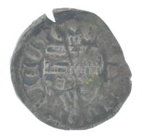 1390-1427. Denár Ag "Zsigmond" (0,58g) T:VF kitörés Hungary 1390-1427. Denar Ag "Sigi...