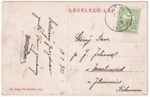 1913 Vép (Vas megye), Erdődy-kastély. Engel Pál kiadása (fl)