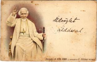 1900 Leone XIII / Pope Leo XIII. litho (fl)