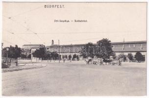 Budapest I. Déli vaspálya, pályaudvar, vasútállomás, lovaskocsi