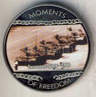 Libéria 2004. 10$ "Szabadság pillanatai-Tienanmen tér 1989" multicolor T:PP