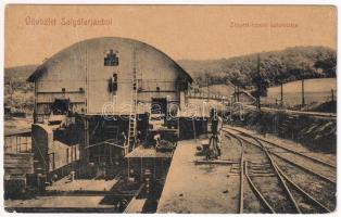 1912 Salgótarján, Zagyvai rakodó szénrostája, iparvasút. W.L. 2848. (EK)