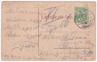 1912 Salgótarján, Zagyvai rakodó szénrostája, iparvasút. W.L. 2848. (EK)