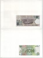 Vegyes 7db-os bankjegyes boríték tétel, mind különféle, közte: Bhután, Ghána, Zambia, Vietnam, Argen...