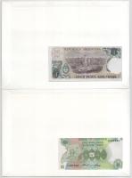 Vegyes 7db-os bankjegyes boríték tétel, mind különféle, közte: Kuba, Vietnam, Argentína, Uganda, Ecu...
