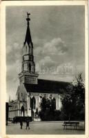 1939 Losonc, Lucenec; Református templom / Calvinist church (kopott sarkak / worn corners)