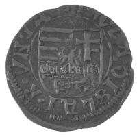 1498-1503. Denár Ag "II. Ulászló" (0,55g) T:AU  Hungary 1498-1503. Denar Ag "Wladislaus II" (0,55g) C:AU  Huszár: 807., Unger I.: 641.a