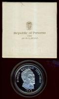 Panama 1974. 20B Ag "Simon Bolivar" 129,59g! T:PP Eredeti díszdobozban, tanúsítvánnyal!