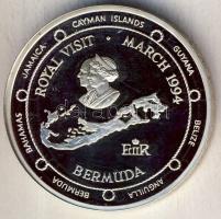Bermuda-szigetek 1994. 2$ Ag "II. Erzsébet látogatása" T:PP