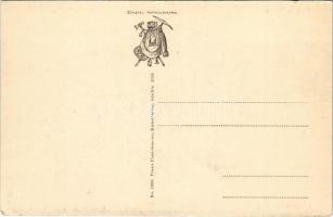 Tátra, Magas-Tátra, Vysoké Tatry; Menguszfalvi-völgy. Franz Pietschmann No. 1860. / Blick ins Mengsd...