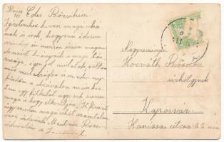 1911 Barcs, Dráva part, úszó hajómalom / floating ship mills (Rb)