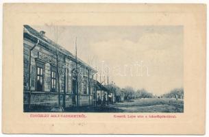1912 Soltvadkert, Solt-Vadkert; Kossuth Lajos utca, takarékpénztár. W.L. Bp. 566. 1911-13. Kis János kiadása (EK)