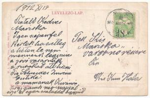 1912 Soltvadkert, Solt-Vadkert; Kossuth Lajos utca, takarékpénztár. W.L. Bp. 566. 1911-13. Kis János...