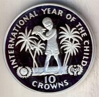 Turks- és Caicos-szigetek 1982. 10C Ag "Nemzetközi Gyermekév" T:PP