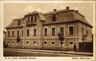 Miskolc, Csabai kapu, M. kir. állami rendőrségi laktanya. Grünwald Ignác kiadása (EK)