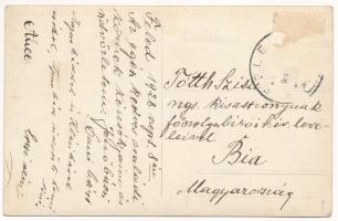 1928 Feled, Veladín, Feledince, Jesenské; Főszolgabírói lak / judge's villa. photo