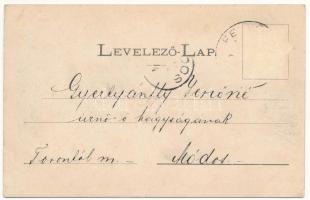 Fenyőháza, Lubochna (Liptó); Vág folyó és Gombás falu, klimatikus gyógyhely. Sochán P. 58. / Váh riv...