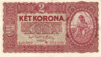 1920. 2K (11x) benne sorszám vairánsok T:II,III