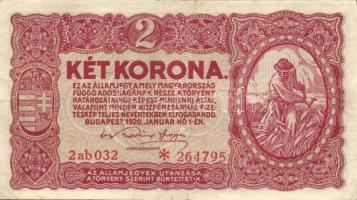 1920. 2K (11x) benne sorszám vairánsok T:II,III