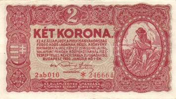 1920. 2K (11x) benne sorszám vairánsok T:II,III