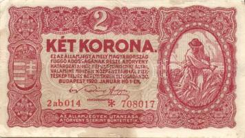 1920. 2K (11x) benne sorszám vairánsok T:II,III