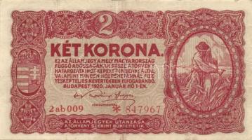 1920. 2K (11x) benne sorszám vairánsok T:II,III