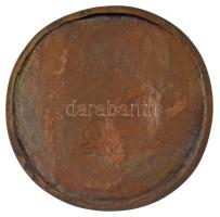 Rajki László (1939-) DN "Sinka István 1897-1969" egyoldalas, öntött bronz emlékérem (81mm)...