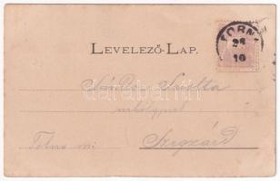 1898 (Vorläufer) Szádelő, Zádiel; Vízesés, Cukor sisak, Tornai várrom / waterfall, rock, Turniansky ...