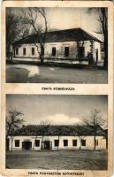 1944 Csata, Cata (Nyita, Nitra); községháza, fogyasztási szövetkezet üzlete / town hall, cooperative shop (EK)