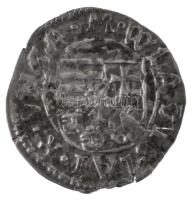 1498-1503. Denár Ag II. Ulászló (0,55g) T:VF hajlott lemez, repedés Hungary 1498-1503. Denar Ag Wladislaus II (0,55g) C:VF wavy coin, crack Huszár: 807., Unger I.: 641.a