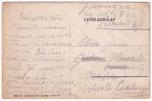 Nagymihály, Michalovce; Kereskedelmi és Hitelbank rt., üzletek. Ifj. Grünfeld Mór kiadása / bank, sh...