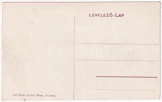 Cseklész, Ceklís, Bernolákovo; Gróf Eszterházy kastély. Gelber Miksa kiadása / castle