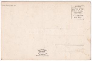 Szap, Sap, Palkovicovo; Római katolikus és református népiskola, Fogyasztási szövetkezet üzlete / sc...