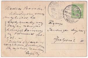 1914 Ipolyság, Sahy; Fő tér, vármegyeház. Polgár I. kiadása / main square, county hall