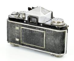 Ihagee Exakta Varex IIa fényképezőgép, Carl Zeiss Tessar 2,8/50 (50 mm f/2.8) objektívvel, sapkával,...