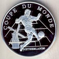 Franciaország 1998. "Labdarúgó VB - Hollandia" Ag 21,5g emlékérem tanúsítvánnyal T:PP