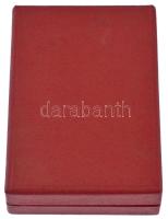 1960. "Árvízvédelemért" bronz kitüntető jelvény mellszalagon, eredeti tokban (35mm) T:AU