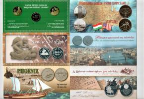 1994-2010. 30db-os színes MNB tájékoztatólap tétel, közte 2 külföldi tájékoztatólappal, mind különfé...