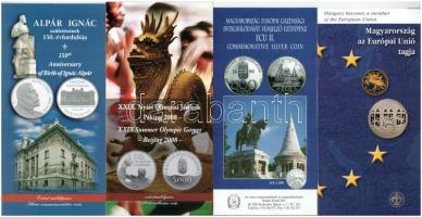 1994-2010. 30db-os színes MNB tájékoztatólap tétel, közte 2 külföldi tájékoztatólappal, mind különfé...