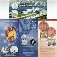 1994-2010. 30db-os színes MNB tájékoztatólap tétel, közte 2 külföldi tájékoztatólappal, mind különfé...