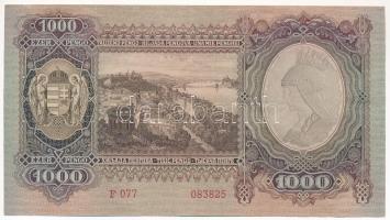 1943. 1000P T:F szép papír Adamo P21