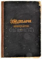 cca 1880 Emléklapok / Gedenkblätter. XIX. sz. végi, magyar és német nyelvű újság-kolligátum (közte r...