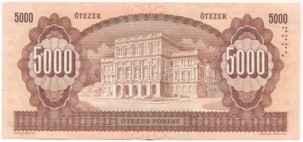 1990. 5000Ft "J" T:F szép papír Adamo F49
