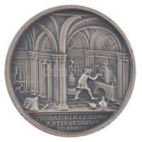 1974. "Vasipari Kutató Intézet - Budapest - 25 éves évforduló" fém emlékérem tokban (45mm)...