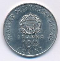 1980. 100Ft Ni "Szovjet-magyar közös űrrepülés" T:AU Adamo EM61