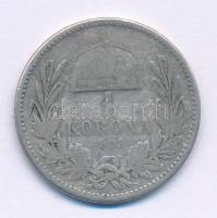 1893KB 1K Ag "Ferenc József" technológiai hibás veret (20 fokkal elfordult hátlap) T:F pat...