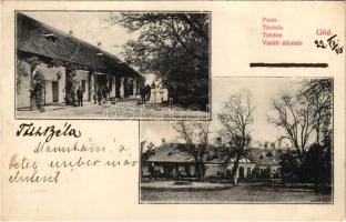 1906 Göd, nyaraló telep és telkek, Nemeskéry-Kiss kúria. Kiadja a Sződ-rákosi, gödi tégla- és cementlap-gyárak és puszta Sződ-Rákos-Csörögh-Gödi gazdaság - Margit levele anyjának Kiss Pálnénak (ázott / wet damage)