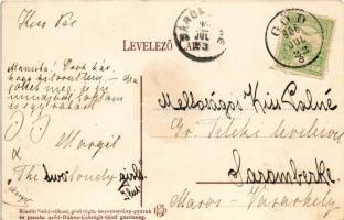 1906 Göd, nyaraló telep és telkek, Nemeskéry-Kiss kúria. Kiadja a Sződ-rákosi, gödi tégla- és cement...