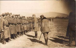 Első világháborús osztrák-magyar katonai eligazítás a fronton / WWI K.u.k. military briefing on the front. photo